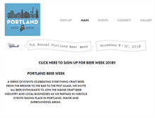 Tablet Screenshot of portlandbeerweek.org